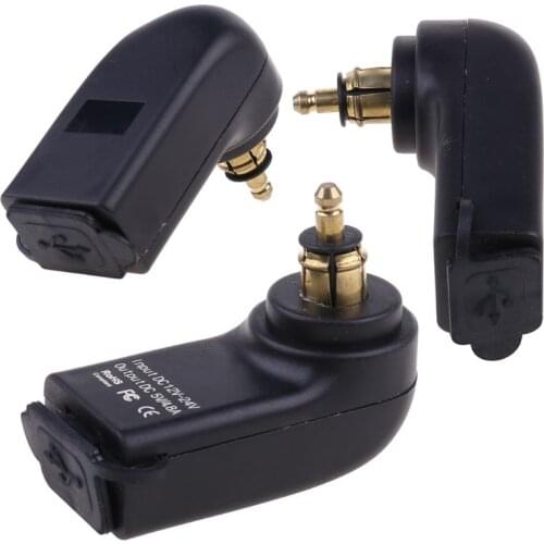 Waterproof Motorbike 12V Dual USB Charger Power Adapter Hella DIN Plug Socket for BMW Triumph Motorcycle