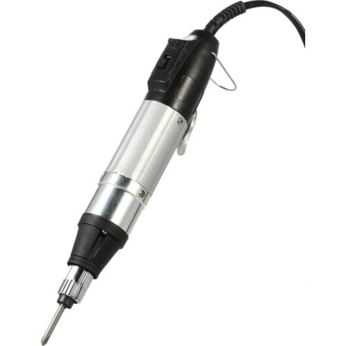 AC220V High Quality Screwdriver Kit DC Powered Electric Screwdriver with 10pcs Bits Stepless Speed Regulation Repair Tool