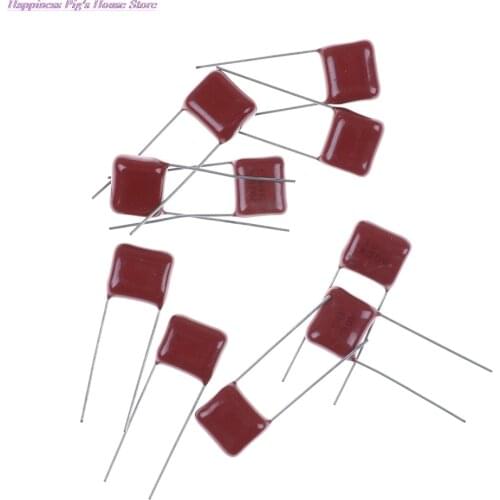 10Pcs/lot Metallized Film Capacitor 630V104J 104 630V CBB 104J 630V 100NF 0.1UF P10mm Wholesale