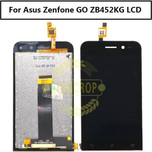 100% Test For Asus Zenfone GO ZB452KG X014D LCD Display Matrix Touch Screen Digitizer Assembly Replacement Parts