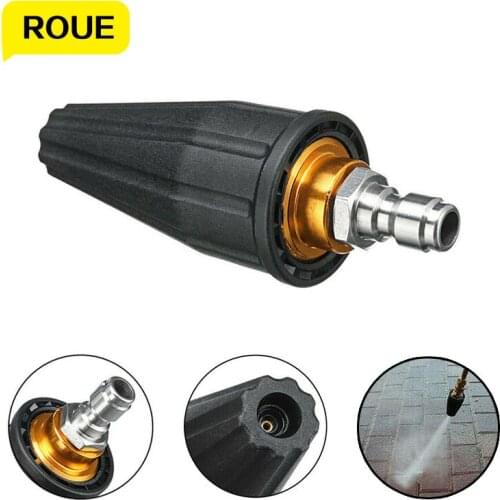 With 2PCS 1/4" Quick Connect For Cleaning Brick Concrete Nozzle Pressure Washer 2300 PSI Max Rotating Pressure Washer Nozzle