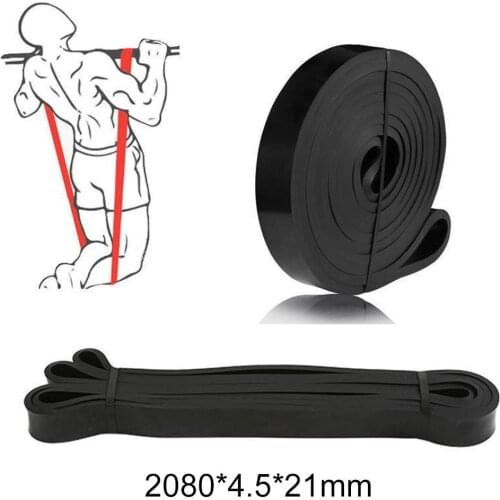 208cm Pull Up Exercise Fitness Resistance Stretch Yoga Fitness Workout Band fitness equipment
