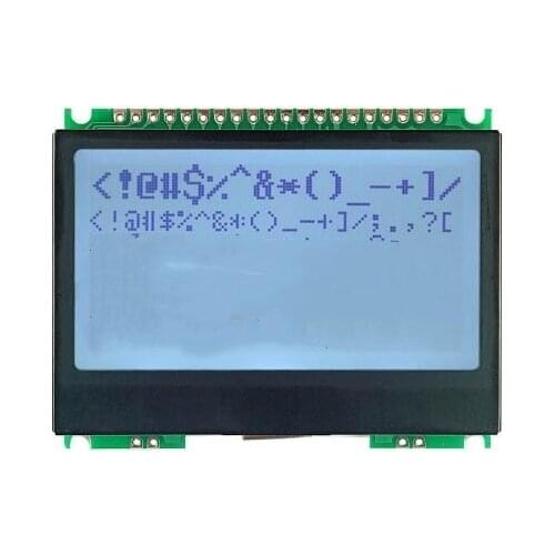 20PIN SPI COG 12864 LCD Screen with PCB Board ST7567R IC 3.3V 5V White Backlight Parallel Interface