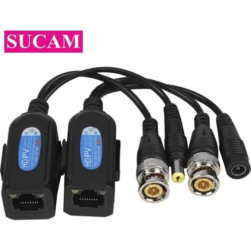 5Pair/lot 8MP BNC Video Power Balun to RJ45 Connector for 2MP 4MP 5MP 8MP CVI/TVI/AHD Cameras System Accessories