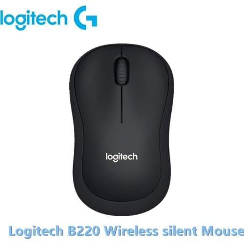 Logitech B220 Wireless Mute Mouse Notebook Desktop Computer Business Enterprise Office Mouse