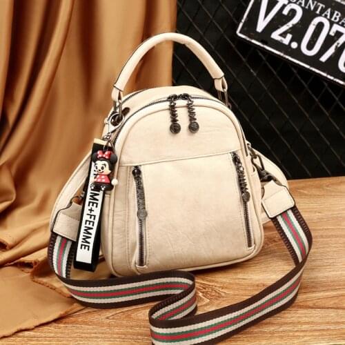 Brand Small Bag Female New 2020 Autumn and Winter Fashion High-quality Popular Multi-function Womens Shoulder Small Backpack