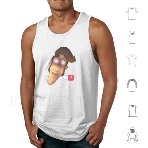 WhatS Poppin' , Jimbo ? Tank Tops Vest Cotton Meme Hugh Jimmy Neutron Glowing Eyes Jimbo