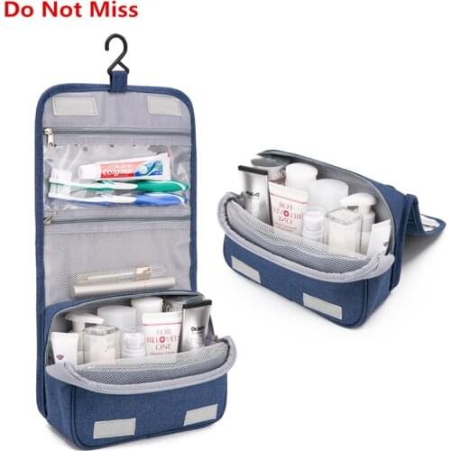 Do Not Miss Travel Cosmetic Bag High Quality Portable Cover Case Cosmetic Organizer Makeup Bags Women Toiletry Bag Men Wash bag