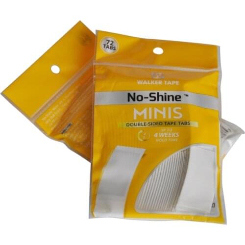 36pcs/lot No-Shine Minis Hair Double Sided Adhesives Tape Tabs For Toupee/ Lace Wigs/Closure Up To 4 Weeks Hold Time