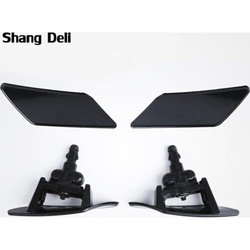 Car Front Headlight Washer Spray Nozzle Cover washer Jet Cap For Peugeot 307 Auto Parts