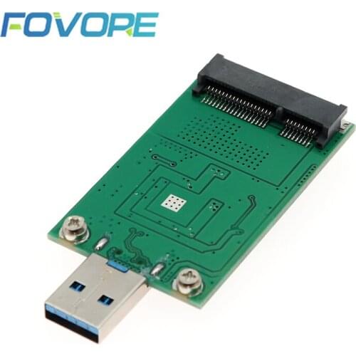 MSATA USB adapter mSATA SSD to USB 3 3.0 converter Mini PCIe adapter Card