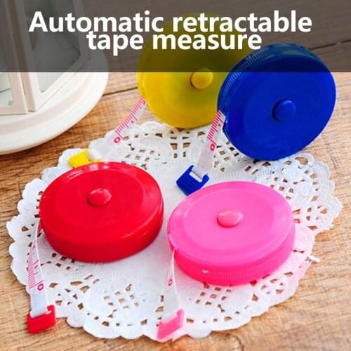 60-Inch 1.5 Meter Soft and Retractable Tape Measure Body Measurement Tailor Sewing Craft Cloth Dieting Measuring Tape
