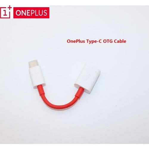 Original OnePlus 7 pro 6t 6 3 3T 5 5T Type C OTG Cable Converter Data adapter otg support Pen Drive/U 1+ 3 3T 5 6 7pro With Box