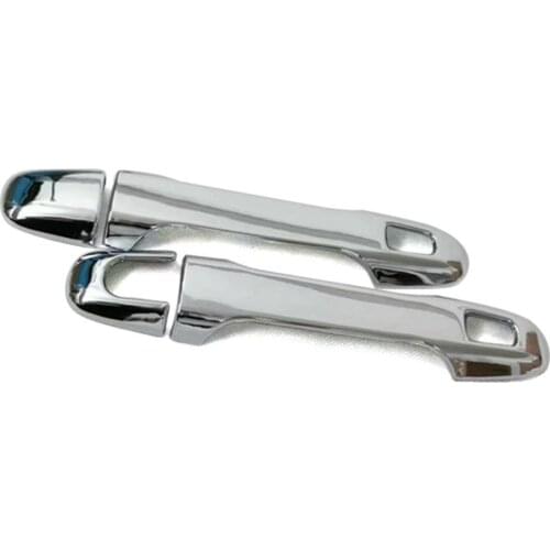 BBQ@FUKA New Exterior Accessories Car Door Handle Catch Cover Trim Chrom ABS Fit For Toyota C-HR CHR 2016 2017 2018 4PCS/Set