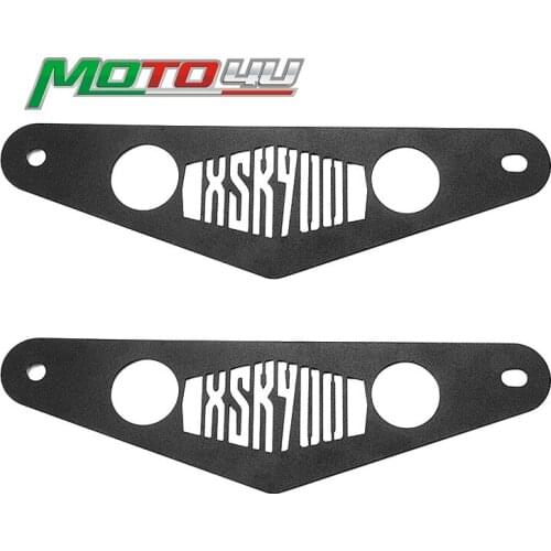 Stainless Steel Motorcycle Satin Rear Side panel Plates 2PCS Black For Yamaha XSR 900 XSR900