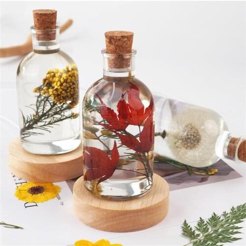 New Led Dried Flower Display Bottle Silicone Mold for Resin Molds Epoxy Uv Diy Resin Craft Home Decoration Handmade Tools