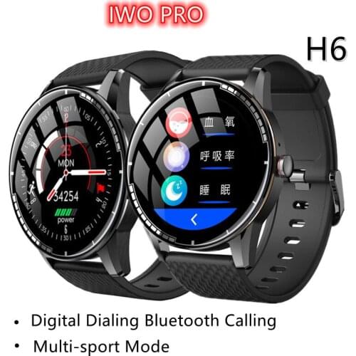 H6 Full Touch-Round Screen Case Sports 1.28 Inch Smart watch IP67 Waterproof Bluetooth Smart Watches For Apple HUAWEI Watch