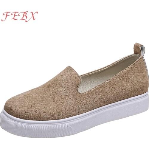 Women Loafers Shoes Flat Shoes 2021 Slip-on Flats Oxfords Womens Sneakers Canvas Platform Vulcanized Shoes Ladies Causal New