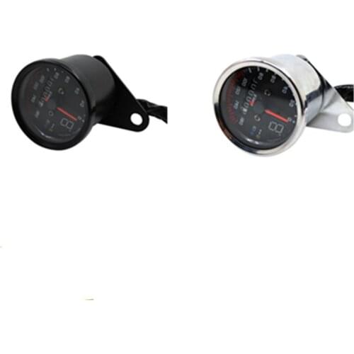 Universal 12V LED Backlight Motorcycle Dual Odometer KMH Speedometer Gauge ATV For Honda Yamaha Suzuki Kawasaki Touring