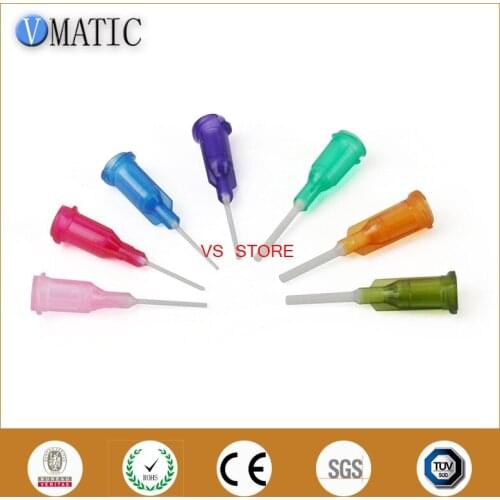 High Quality 100Pcs 14/15/18/20/22/25G 1/2'' Inch Pp Flexible Dispensing Needle Tips
