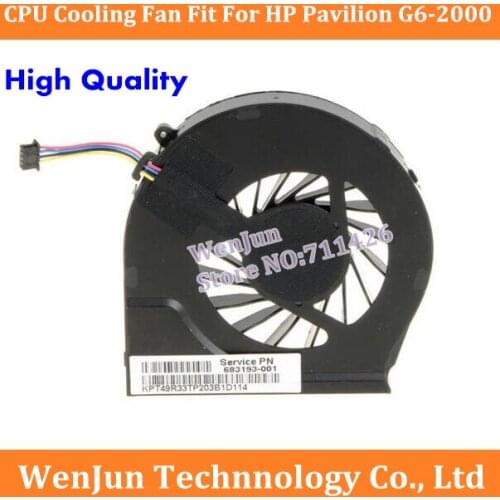 10PCS High Quality CPU Cooling Fan Fit For HP Pavilion G6-2000 G6-2100 G6-2200 Series Laptop 683193-001 HA F1014 P P