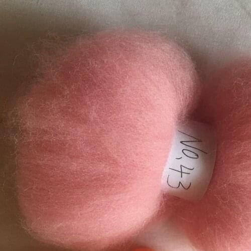 WFPFBEC 70s Australia COMBED 100% WOOL fiber merino diy wool for neddles felting 50g 100g NO.43