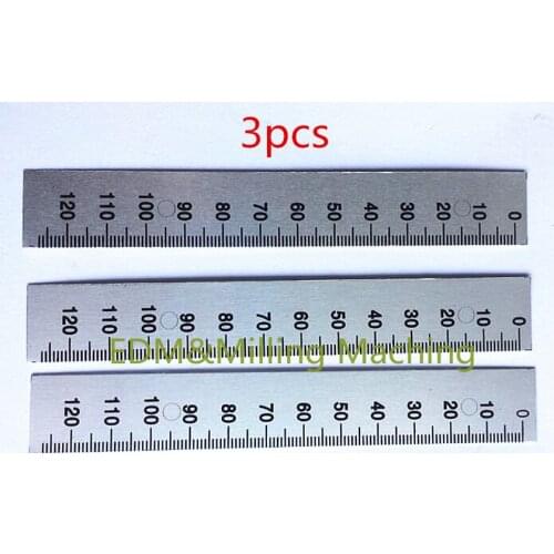 3pcs Milling Machine Part B159 Head Fitting 120 Angle Arc Scale ruler For CNC Bridgeport Machine service