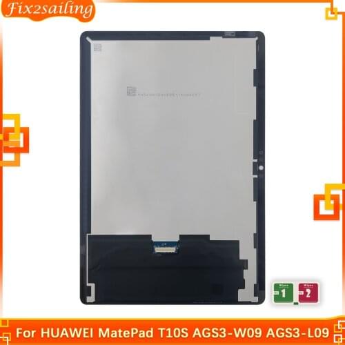 10.1" LCD For HUAWEI MatePad T 10s T10S AGS3-L09 AGS3-W09 Display With Touch Screen Digitizer Assembly Repair Tablet 100% Tested