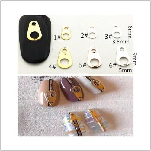 10pcs/bag Retail New Japan Korea 3D Nail Art Deco Alloy Nail Accessories Kawaii Punk Style DIY Nail Tools for Manicure