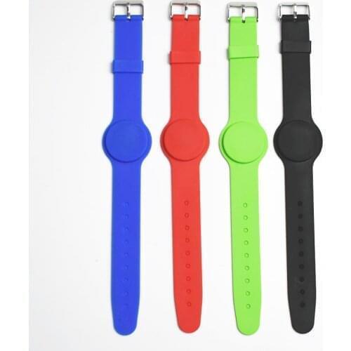 13.56Mhz RFID Wristband Silicone Bracelets Wrist Band NFC Smart S50 1k IC ISO14443A Door Access Control Card