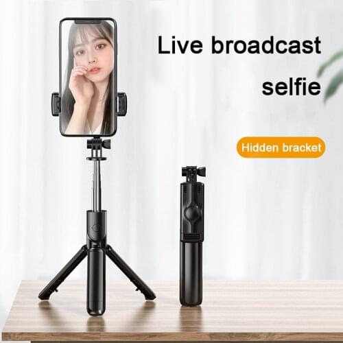 3 In 1 Wireless Bluetooth-compatible Selfie Stick Foldable Handheld Monopod Shutter Remote Extendable Mini Tripod Dropshipping