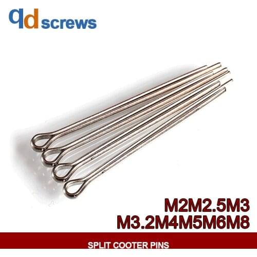 304 M2M2.5M3.2M4M5M6M6.3M8 stainless steel Split cooter pins open pin hairpin pin positioning pin GB91 DIN94 ISO 1234