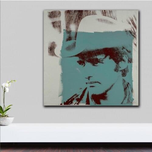 Print Abstract Andy warhol dennis hopper Canvas Wall Pictures for Living Room Office Bedroom Modern Canvas Oil Painting Unframed