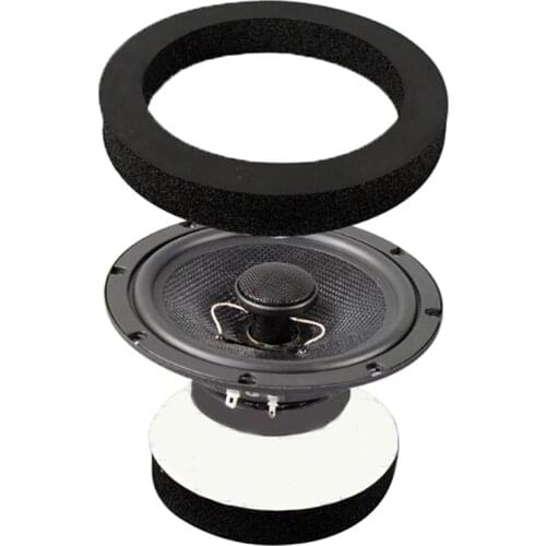1 PCS 6" 6.5" Inch Car Universal Speaker Insulation Ring Soundproof Cotton Pad Bass Door Trim Sound Audio Speakers Self Adhesive