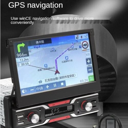 7" Screen NEW MP5 Player Bluetooth Handsfree 2 USB Car Stereo Radio FM USB AUX MP5 Player Bluetooth Stereo Retractable Radios