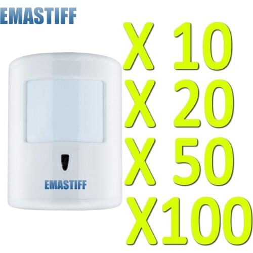 Free Shipping!wholesale NEW 433MHz 10/20/50/100 PCS Wireless 10KG Pet friendly PIR Infrared Motion Sensor For Our Alarm System