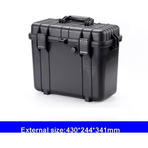 Safety case with pre-cut foam 16.5-inch Shock-proof and Waterproof Portable Plastic Instrument Photographic Hardware Toolbox