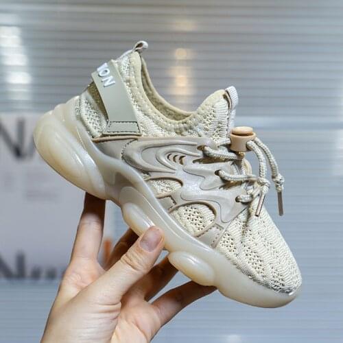 Children Shoes For Boys Sneakers Kids Casual Shoes Girls Sneakers Breathable Lace-up School Footwear Sport Trainers Fashion New