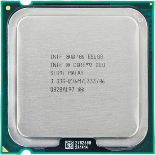 For Intel Core 2 Duo E8600 CPU Processor (3.33Ghz/ 6M /1333GHz) Socket 775 free shipping