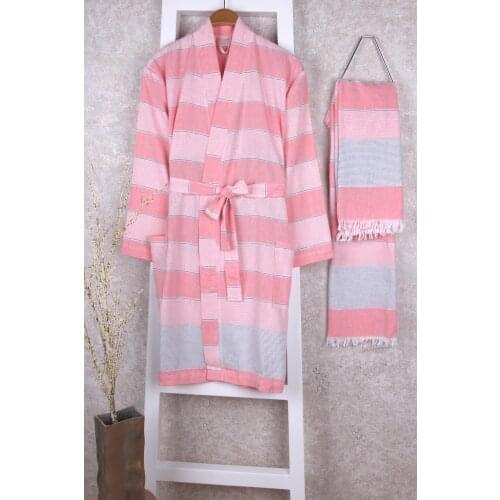 100% Cotton Loincloth kimono and loincloth 80x160 beach towel set