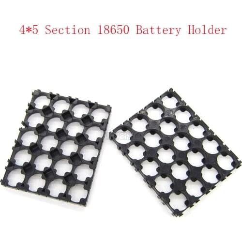 18650 Battery Bracket 4*5 18650 Battery Spacer Radiating Holder Bracket Battery Bracket Electric Car Bike Toy Battery