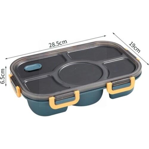 Lunch Box Plastic Food Storage Container Microwave Box Picnic Container Bento Food Kitchen Camping Box Food For Kids Studen L5N4