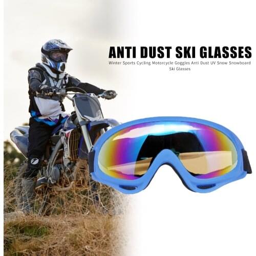 Motorcycle Anti UV Glasses Fashion Anti Glare Sunscreen Windproof Glasses Personality Cycling Off-Road Ski Sport Glasses