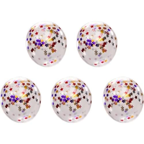 5Pcs Balloon Inflatable Gold Color Confetti Emulsion Long-lasting Latex Balloon for Party Colorful Balloon Birthday Accessories