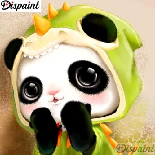 Dispaint Full Square/Round Drill 5D DIY Diamond Painting "Cartoon panda" Embroidery Cross Stitch 3D Home Decor A11104