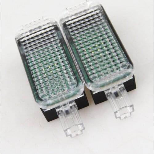 READXT 2X Car LED Interior Footwell Lights For Golf 5 MK5 6 MK6 Passat B6 A4 S4 A6 S6 A3 A5 Q5 Seat Leon 3AD947409 3AD 947 409