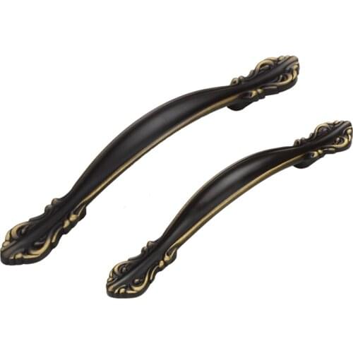 Carved Metal Cabinet Handles and Pulls Drawer with Screws Contemporary Euro Style Polished Chrome 5 Pack