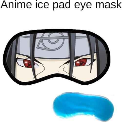 Naruto Naruto Cartoon Sleeping Eye Mask Travel Eye Mask Shading Protection Lunch Break Eye Mask Ice Pack Ice Eye Mask Removable