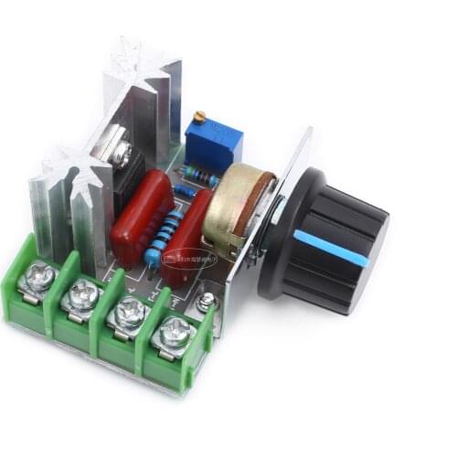AC 220V 2000W SCR Voltage Regulator Dimming Dimmers Motor Speed Controller Thermostat Electronic Voltage Regulator Module