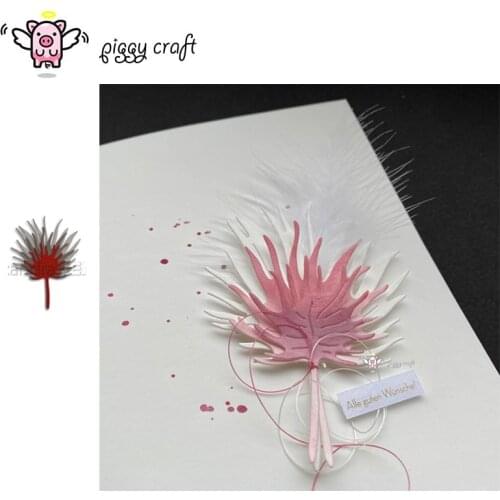 Piggy Craft metal cutting dies cut die mold New 3Pcs Leaf decoration Scrapbook paper craft knife mould blade punch stencils dies